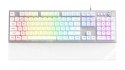 Klawiatura Frost RGB srebrno-biała