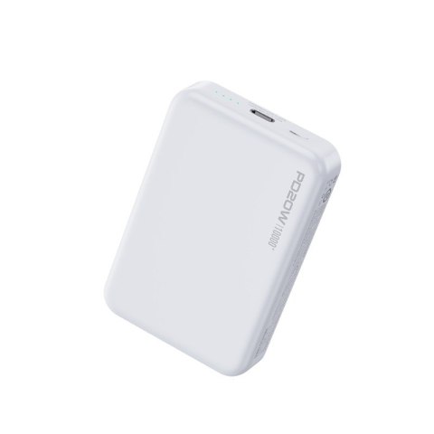 Powerbank indukcyjny 10000 mAh Fast Charging PD 20W MagSafe Biały Powerbank indukcyjny 10000 mAh Fast Charging PD 20W MagSafe Biały