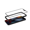 Szkło ochronne Anti-Bacterial 3D Armour Glass iPhone 16e / iPhone 14 / iPhone 13 / iPhone 13 Pro z ramką instalacyjną