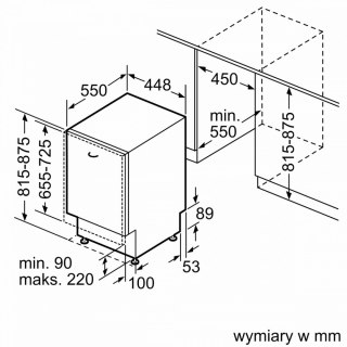 Zmywarka SPV2HMX42E 3 kosz