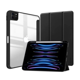 Etui PrimeFolio do iPad Air 11 M3 (2025) iPad Air 11 M2 (2024) iPad Air 10.9 (5-4 gen.) iPad Pro 11 (2022-2021) czarne/przezrocz