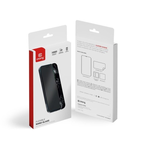 Niepękające szkło hybrydowe Nano Glass iPhone 16 / iPhone 15 Niepękające szkło hybrydowe Nano Glass iPhone 16 / iPhone 15