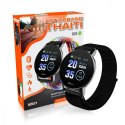 Smartband THAITI 2 nylonowe paski MT871 monitoring ciśnienia krwi, pulsu, natlenienia, aktywności sportowej i innych parametrów