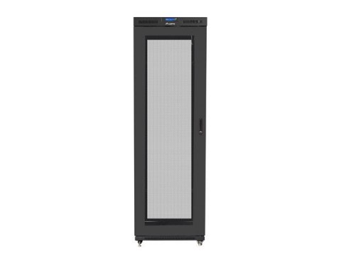Szafa stojąca Rack 19 cali 47U 800x1000mm, drzwi perforowane LCD (FLAT PACK) czarna Szafa stojąca Rack 19 cali 47U 800x1000mm, drzwi perforowane LCD (FLAT PACK) czarna