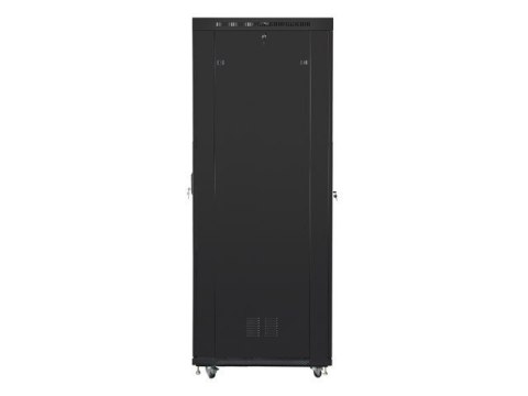 Szafa stojąca Rack 19 cali 47U 800x1000mm, drzwi perforowane LCD (FLAT PACK) czarna Szafa stojąca Rack 19 cali 47U 800x1000mm, drzwi perforowane LCD (FLAT PACK) czarna