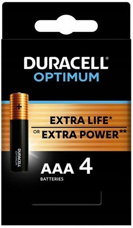 Baterie Optimum AAA LR3 blister 4 sztuki Baterie Optimum AAA LR3 blister 4 sztuki