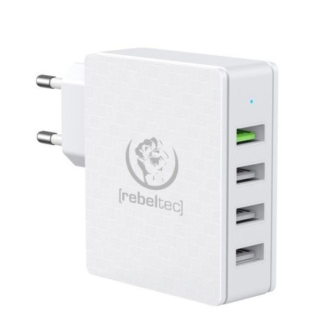 Łarowarka sieciowa H410 TURBO QC3.0 4 porty Wejście sieciowe 100-240V 50/60Hz, maksymalny pobór prądu 0,7A, jeden port USB zgodn Łarowarka sieciowa H410 TURBO QC3.0 4 porty Wejście sieciowe 100-240V 50/60Hz, maksymalny pobór prądu 0,7A, jeden port USB zgodn