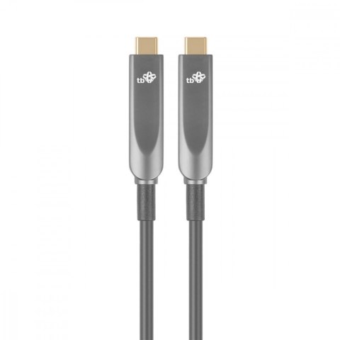 Kabel video USB C-C optyczny 4K hybryda 5m Kabel video USB C-C optyczny 4K hybryda 5m