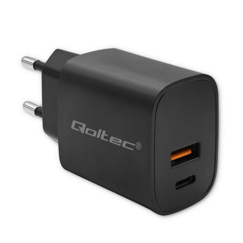 Ładowarka GaN Power Pro | 1xUSB-C | 1xUSB | 30W | 5-20V | 1.5-3A | Czarna Ładowarka GaN Power Pro | 1xUSB-C | 1xUSB | 30W | 5-20V | 1.5-3A | Czarna