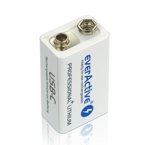 Akumulator 6F22/9V Li-ion 550 mAh USB-C Akumulator 6F22/9V Li-ion 550 mAh USB-C