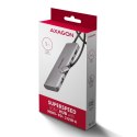 HMC-5H Wieloportowy hub USB 5in1, 5Gbps, 3x USB-A, HDMI 4K/30Hz, PD 100W, 100cm USB-C kabel