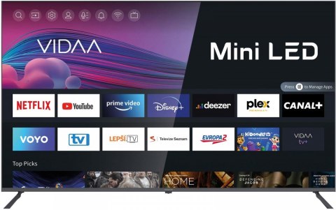 Telewizor Smart 4K SLE 55MU700 Mini LED SMART VIDAA od Hisens Bluetooth Telewizor Smart 4K SLE 55MU700 Mini LED SMART VIDAA od Hisens Bluetooth