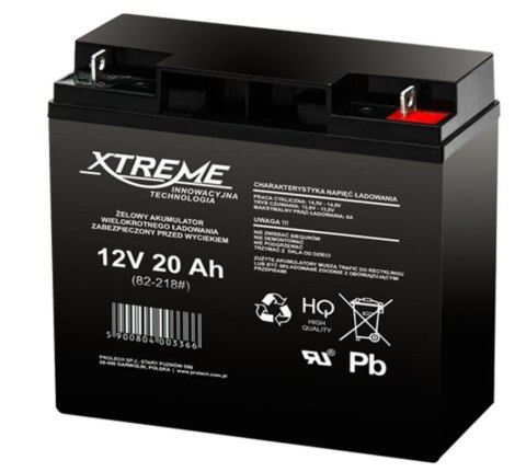 Akumulator żelowy 12V 20Ah XTREME Akumulator żelowy 12V 20Ah XTREME