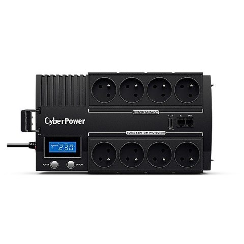Zasilacz awaryjny UPS BR1000ELCD-FR 1000VA/600W AVR/LCD/8xFR/1xUSB/RJ11/RJ45 Zasilacz awaryjny UPS BR1000ELCD-FR 1000VA/600W AVR/LCD/8xFR/1xUSB/RJ11/RJ45