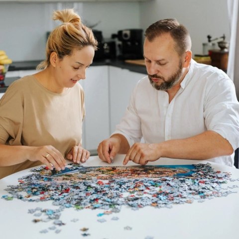 Puzzle 1000 elementów Wyspa Procida nocą Włochy Puzzle 1000 elementów Wyspa Procida nocą Włochy