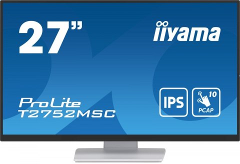 Monitor 27 cali T2752MSC-W1 10 PKT. POJ,IPS,HDMI,DP,2x2USB(3.2),2x1W400cd/m2,7H Monitor 27 cali T2752MSC-W1 10 PKT. POJ,IPS,HDMI,DP,2x2USB(3.2),2x1W400cd/m2,7H