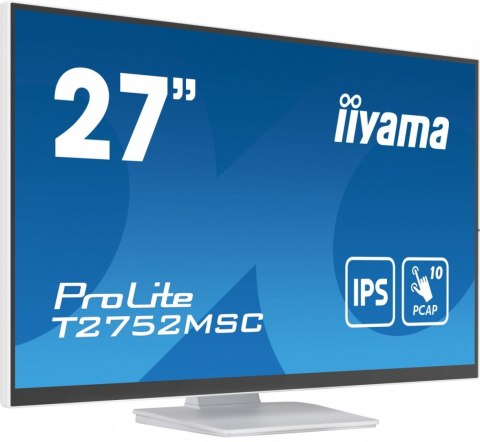 Monitor 27 cali T2752MSC-W1 10 PKT. POJ,IPS,HDMI,DP,2x2USB(3.2),2x1W400cd/m2,7H Monitor 27 cali T2752MSC-W1 10 PKT. POJ,IPS,HDMI,DP,2x2USB(3.2),2x1W400cd/m2,7H