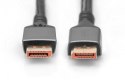 Kabel połączeniowy PREMIUM DisplayPort 2.1 16K 60Hz DP/DP M/M 1m Czarny