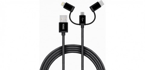 Kabel USB A na USB C/Micro USB/Lightning 2.1/3/2.4 A Kabel USB A na USB C/Micro USB/Lightning 2.1/3/2.4 A