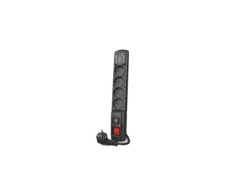 Listwa zasilająca F4 USB A+C 5M 4X 230V PD3.0 QC Czarna Listwa zasilająca F4 USB A+C 5M 4X 230V PD3.0 QC Czarna