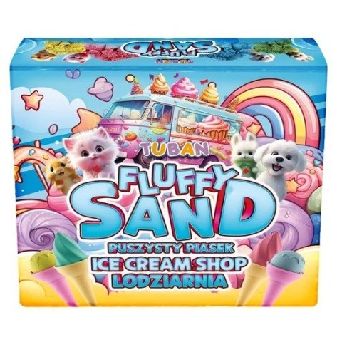 Piasek Fluffy - Zestaw lodziarnia Piasek Fluffy - Zestaw lodziarnia