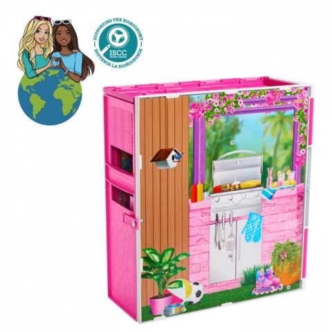 Domek dla lalek Barbie Przytulny domek z wyposażeniem Domek dla lalek Barbie Przytulny domek z wyposażeniem