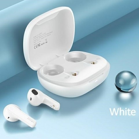 Słuchawki Bluetooth TWS 5.0 SM Series białe BHUSM01 Słuchawki Bluetooth TWS 5.0 SM Series białe BHUSM01