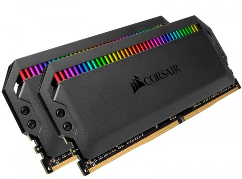 Pamięć DDR4 Dominator Platinum RGB 32GB/3200 (2*16GB) CL16 czarna Pamięć DDR4 Dominator Platinum RGB 32GB/3200 (2*16GB) CL16 czarna