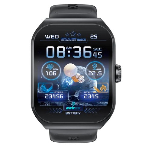 Smartwatch KU7 1.96 cala 250 mAh czarny Smartwatch KU7 1.96 cala 250 mAh czarny