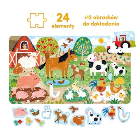 Wesołe puzzle 24 elementy Wesołe puzzle 24 elementy
