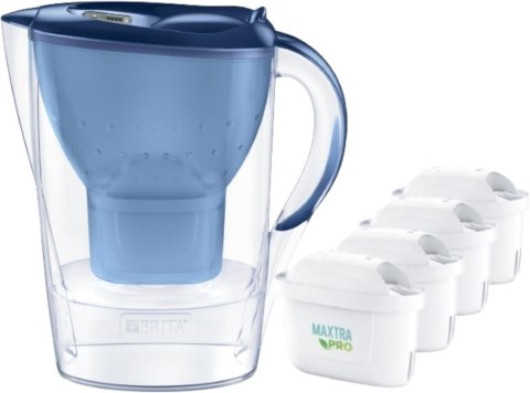 Dzbanek filtrujący 3,5l Marella XL + 4 wkłady Maxtra Pro Pure Performance niebieski Dzbanek filtrujący 3,5l Marella XL + 4 wkłady Maxtra Pro Pure Performance niebieski