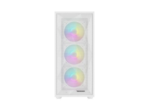 Obudowa Genesis Diaxid 605 ARGB MIDI TOWER USB-C Biała
