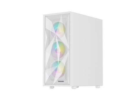 Obudowa Genesis Diaxid 605 ARGB MIDI TOWER USB-C Biała