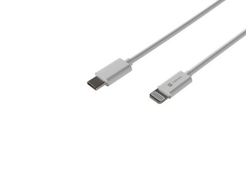 Kabel Lightning (M)->USB-C(M) 1m MFI Prati Biały Kabel Lightning (M)->USB-C(M) 1m MFI Prati Biały