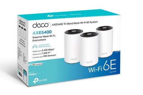 Router Deco XE75(3-pack) System WiFi 6E AXE5400 Router Deco XE75(3-pack) System WiFi 6E AXE5400