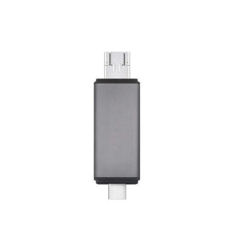 Czytnik kart SD 3w1, USB-C+ USB-A 2.0+ Micro USB, AK-72 Czytnik kart SD 3w1, USB-C+ USB-A 2.0+ Micro USB, AK-72