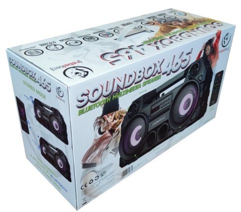 Głośnik Bluetooth FM/USB SoundBox 465 TWS Głośnik Bluetooth FM/USB SoundBox 465 TWS