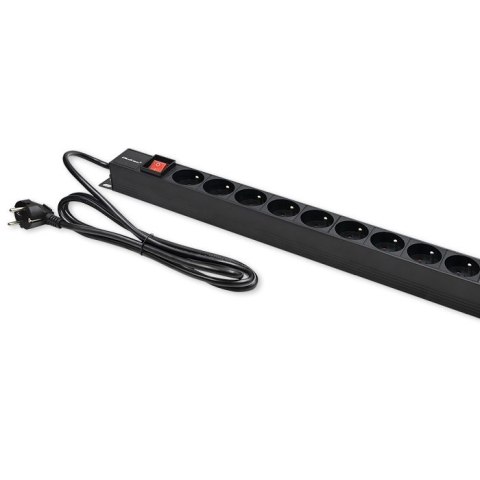 Listwa zasilająca PDU do RACK | 16A | 16xFRENCH | Pionowa | 1.8m Listwa zasilająca PDU do RACK | 16A | 16xFRENCH | Pionowa | 1.8m