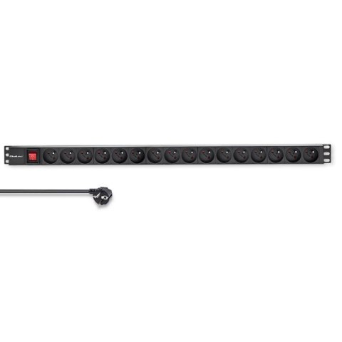 Listwa zasilająca PDU do RACK | 16A | 16xFRENCH | Pionowa | 1.8m Listwa zasilająca PDU do RACK | 16A | 16xFRENCH | Pionowa | 1.8m