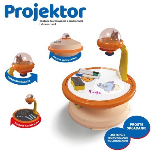 Projektor - rzutnik do rysowania z szablonami i akcesoriami Projektor - rzutnik do rysowania z szablonami i akcesoriami