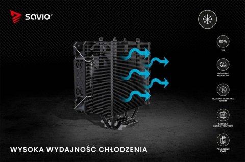 Chłodzenie procesora CPU Frost Black X2 Chłodzenie procesora CPU Frost Black X2
