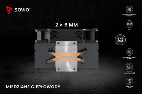 Chłodzenie procesora CPU Frost Black X2 Chłodzenie procesora CPU Frost Black X2