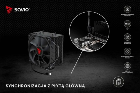 Chłodzenie procesora CPU Frost Black X2 Chłodzenie procesora CPU Frost Black X2