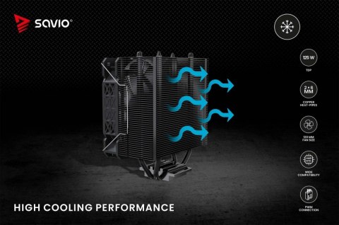 Chłodzenie procesora CPU Frost Black X2 Chłodzenie procesora CPU Frost Black X2