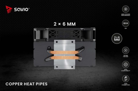 Chłodzenie procesora CPU Frost Black X2 Chłodzenie procesora CPU Frost Black X2
