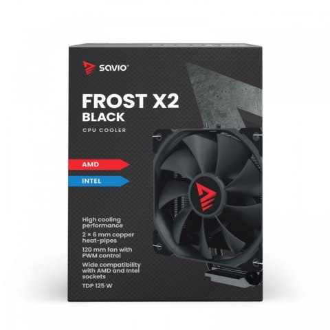 Chłodzenie procesora CPU Frost Black X2 Chłodzenie procesora CPU Frost Black X2