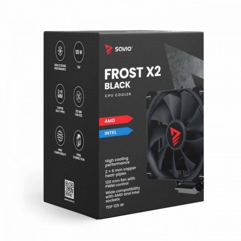 Chłodzenie procesora CPU Frost Black X2 Chłodzenie procesora CPU Frost Black X2