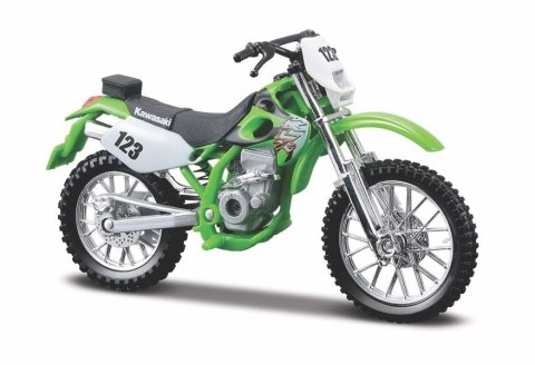 Model metalowy motocykl Kawasaki KLX 250SR z podstawką Model metalowy motocykl Kawasaki KLX 250SR z podstawką