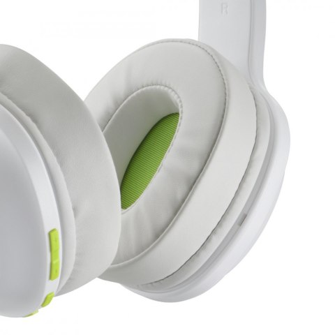 Słuchawki nauszne Bluetooth Białe Słuchawki nauszne Bluetooth Białe