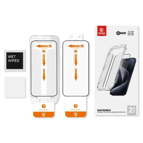 Szkło hartowane EasyShield 2-Pack - iPhone 16e / iPhone 14 / iPhone 13 / iPhone 13 Pro (2 sztuki) Szkło hartowane EasyShield 2-Pack - iPhone 16e / iPhone 14 / iPhone 13 / iPhone 13 Pro (2 sztuki)